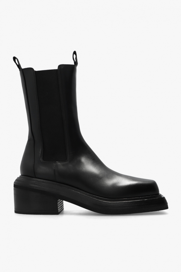 Trippen Add f knee-length boots - 'Cassetto' leather ankle